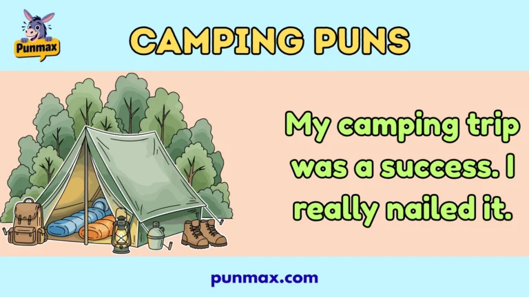 Camping Puns