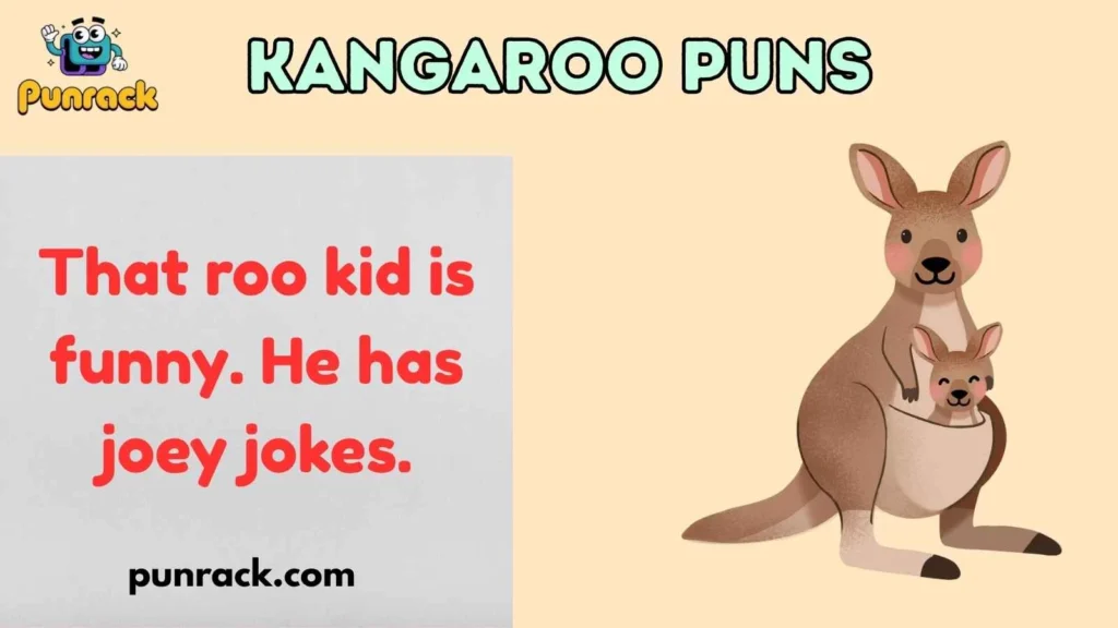 Cute Kangaroo Puns for Kids