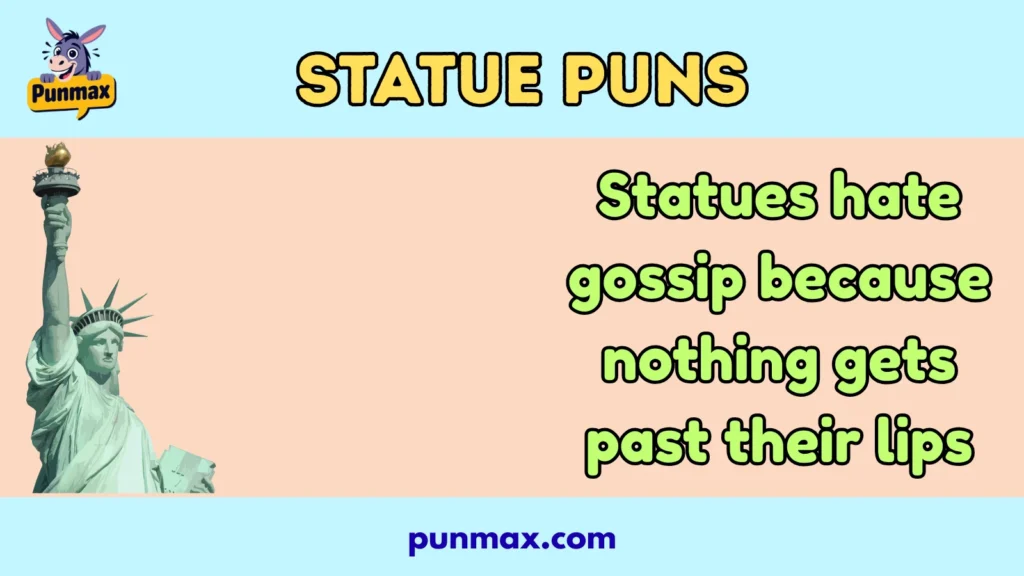 Statue puns
