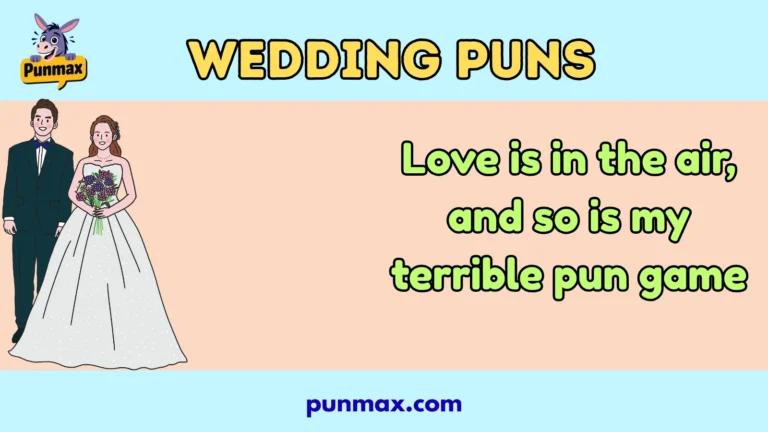 Wedding Puns