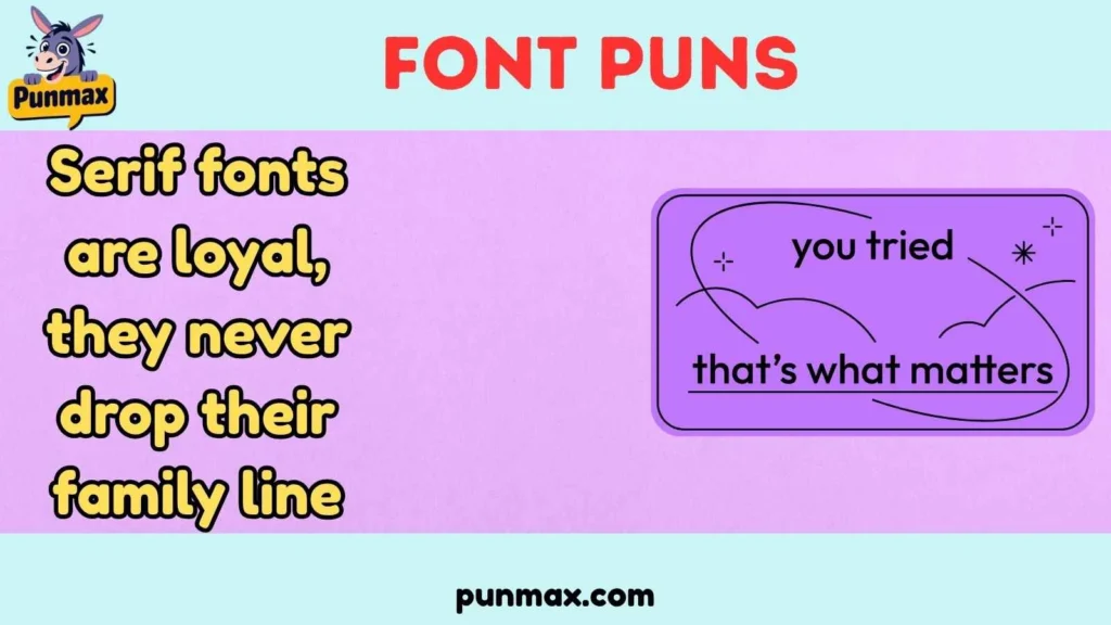 Font Puns